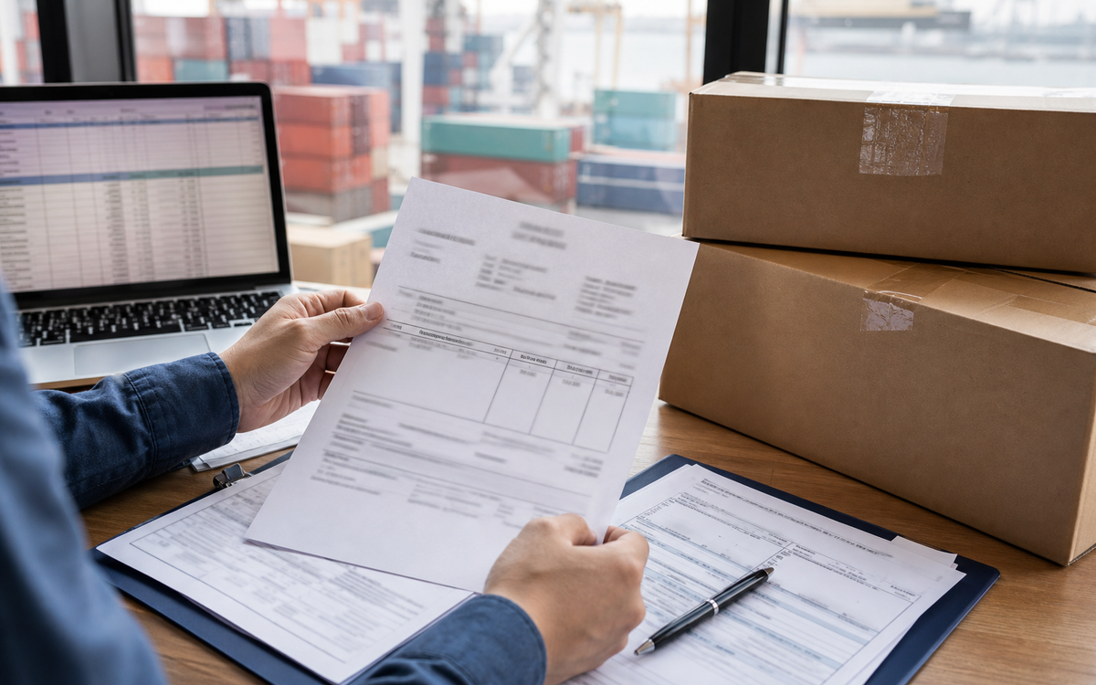Commercial invoice из Китая: какие данные проверить до оплаты и отгрузки